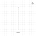 Fiber Optic Swab with Natural Handle; 100/Bag - 4 inch; 1.70 mm Head - 17028