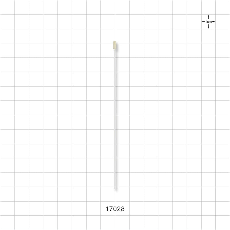 Fiber Optic Swab with Natural Handle; 100/Bag - 4 inch; 1.70 mm Head - 17028