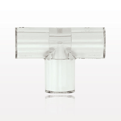 T Connector - 5/16 inch ID (0.312 inch, 7.92 mm); 3/16 inch Thru Hole (0.188 inch, 4.76 mm) - 17533