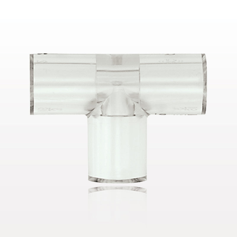 T Connector - 5/16 inch ID (0.312 inch, 7.92 mm); 3/16 inch Thru Hole (0.188 inch, 4.76 mm) - 17533