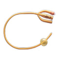 Teleflex LLC Gold 3-Way Foley Catheter Straight Tip Silicone 18Fr 30cc - 183430180