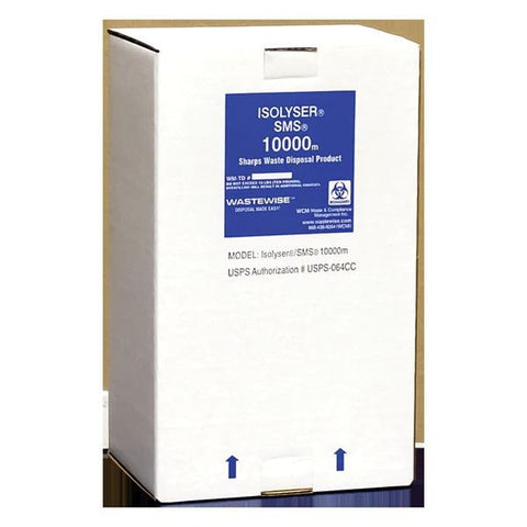 WCM, Inc -Replacement Box 2.6gal Red 6.5x9x14.5" Cardboard Non-Sterile 1/Box 10000MSB