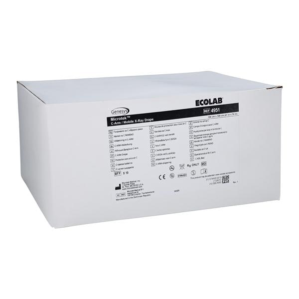Microtek Inc -41x74" Sterile C-Arm Drape Clear 4951