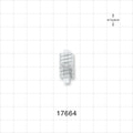 Male Luer Lock to Male Luer Lock w/Spin Lock, Clear -  - 17664