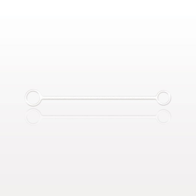Strap for Cap, White - 0.225 inch x 0.205 inch ID Application Loops (5.71 mm x 5.2 mm) - 17676