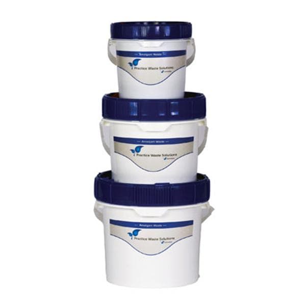 Solmetex -Amalgam Bucket 14qt Plastic Each PWS-AB-3.5