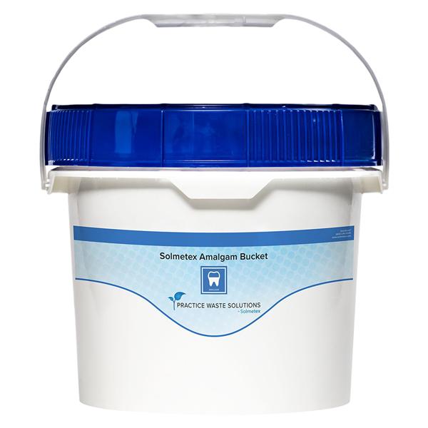 Solmetex -Amalgam Bucket 2gal Plastic Each PWS-AB-2
