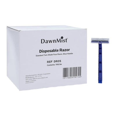 Dukal LLC DawnMist Razor Blue Disposable 100/Box, 20 BX/CA - DR05