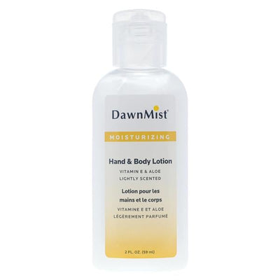 Dukal LLC DawnMist Lotion Aloe 2oz Cocoa Butter Non-Greasy Hand/Body 144/Case - HL02