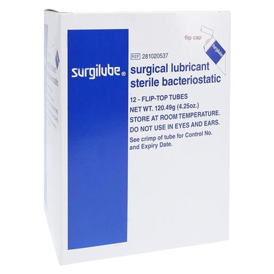 HR Pharmaceuticals Inc Surgilube Lubricating Jelly 4.25oz Flip Top Bottle 12/Box, 6 BX/CA - 281020537
