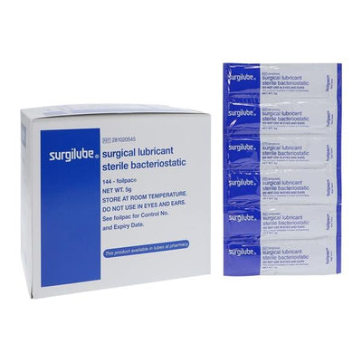 HR Pharmaceuticals Inc Surgilube Lubricating Jelly 5gm Foil Packet 144/Box, 6 BX/CA - 281020545