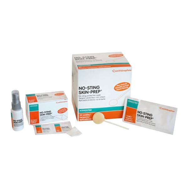 Smith & Nephew Wound Care  No-Sting Spray Prep Film 4x8" Sterile Square 1oz LF - 66800709