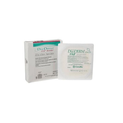 Convatec US DuoDerm CGF Hydrocolloid Dressing 2-1/2x2-1/2" Sterile Sqr Adhs Adhr Flsh Abs LF  - 187970