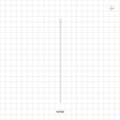 Micro-Mini Round Tip Swab With White Handle, - 6 inch (152.4 mm) - 19700