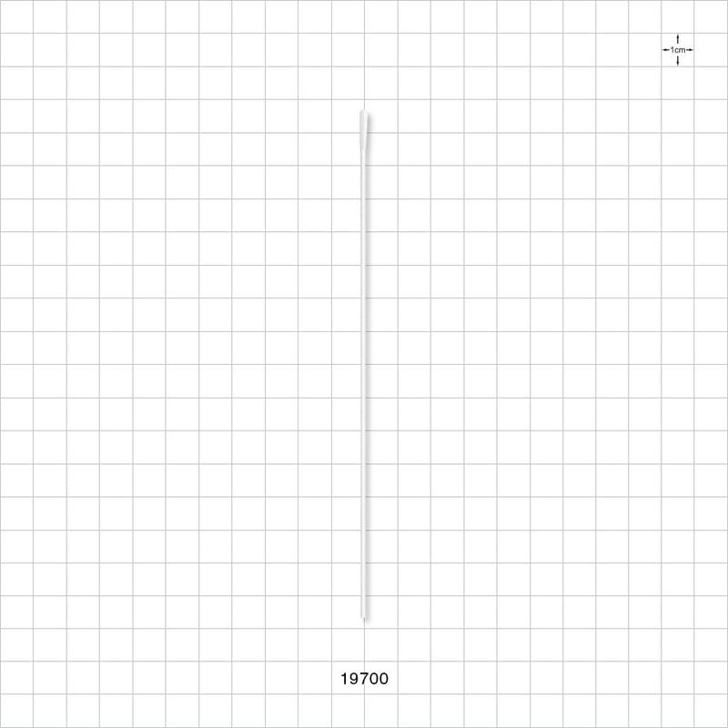 Micro-Mini Round Tip Swab With White Handle, - 6 inch (152.4 mm) - 19700