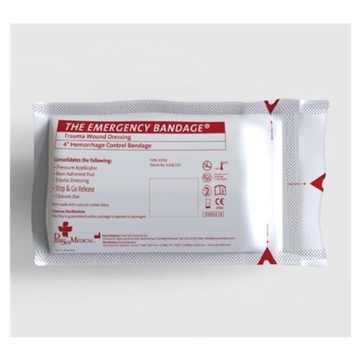 Safeguard US Operating Emergency Bandage Elastic/Gauze Emergency Trauma Bandage 4x63", 150 EA/CA - FCP-03