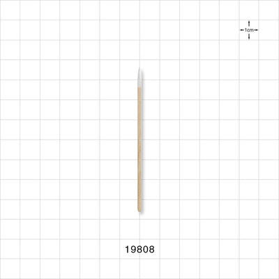 Mini Cotton Tip Swab, Wood Handle - 3 inch, 0.02 inch - 0.09 inch Head (0.5 mm - 2.3 mm) - 19808