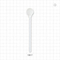 Lollipop Swab, White Handle, White Foam Tip - 5 inch (127 mm); 0.83 inch Head (21 mm) - 19817