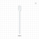 5" White Rectangular Foam Tip, White Handle - 5 inch (127 mm); 0.47 inch Head (12 mm) - 19818