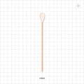 Large Foam Tip Swab with Wood Handle; 50/Bag - 6 inch (152.4 mm); 0.47 inch Head (12 mm) - 19820