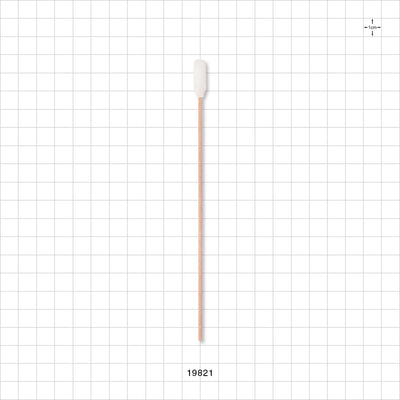 Foam Tip Swab with Wood Handle; 50/Bag - 6 inch (152.4 mm); 0.27 inch Head (7 mm) - 19821