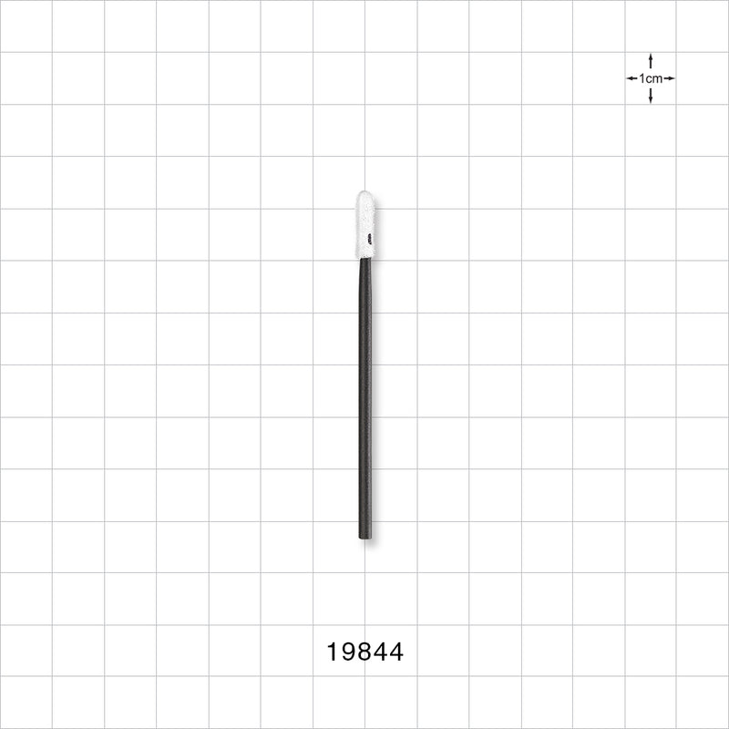 Precision Swab, Anti-Static Handle, Black, 500/Bag - 2.75 inch (70 mm) - 19844