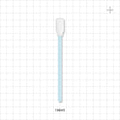 Foam Tip Swab, Light Blue, 100/Bag - 4.92 inch (125 mm) - 19845