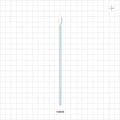 Precision Swab, Light Blue, 100/Bag - 6.4 inch (162 mm) - 19846
