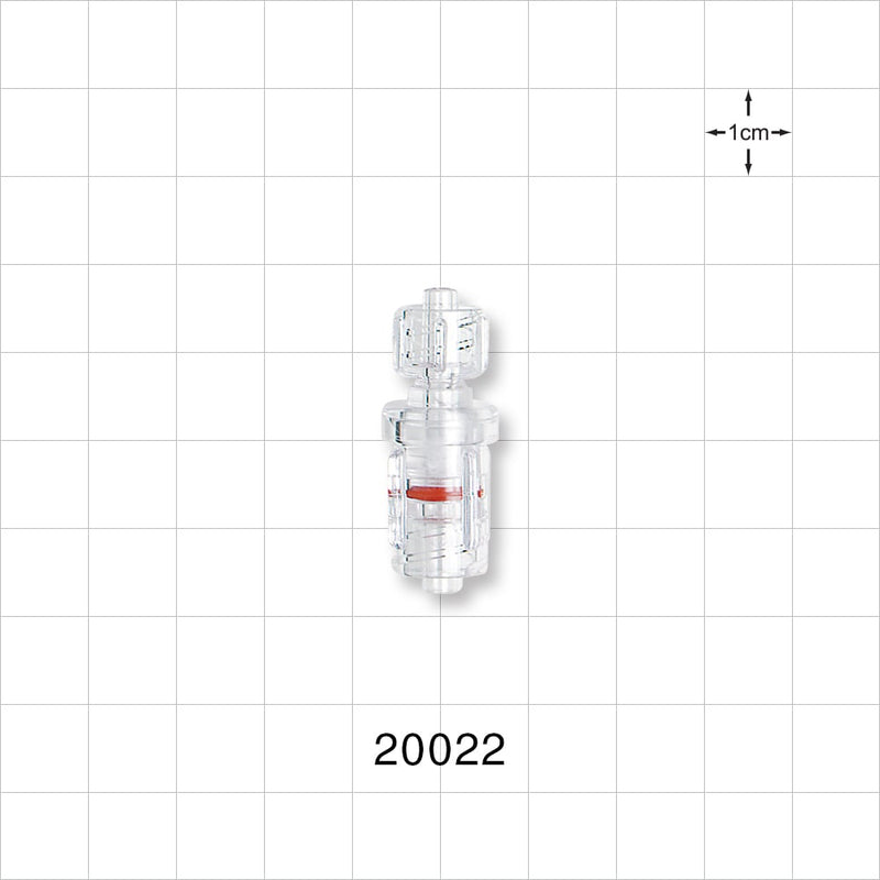 Male Luer Lock to Rotating Male Luer Lock, Clear -  - 20022