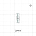 Female Luer Lock, Female Luer Lock, Clear - 1200 psi - 20028