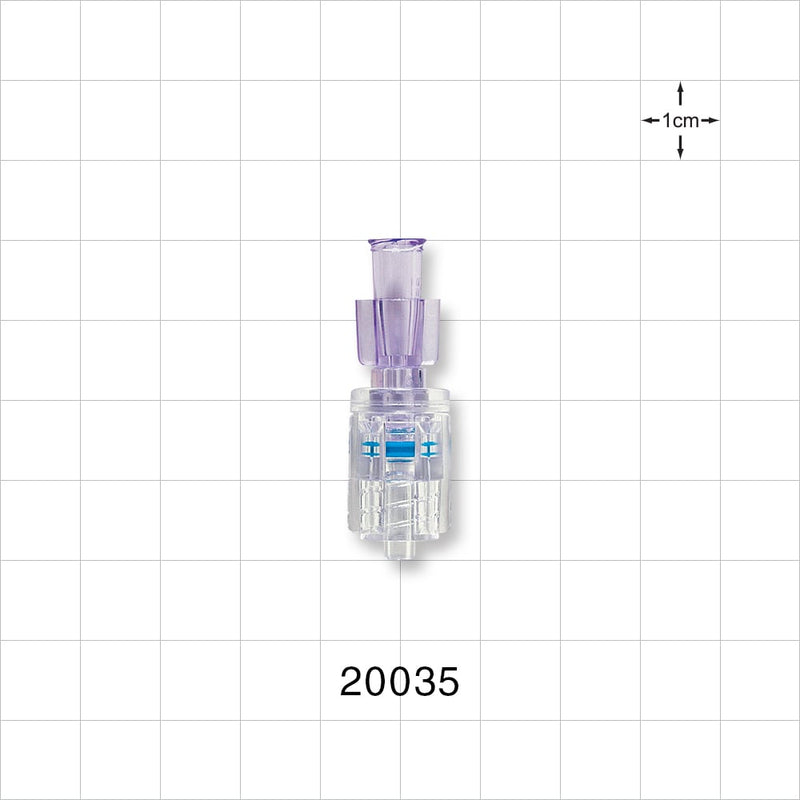 Female Luer Lock, Rotating Male Luer Lock, Clear - 1200 psi - 20035