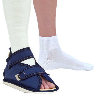 DEROYAL COMFO-EZE ROCKER CAST SHOE (PACKAGING - EACH) (TYPE - CLOSED TOE)