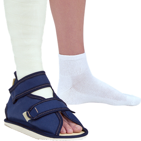 DEROYAL COMFO-EZE ROCKER CAST SHOE (PACKAGING - EACH) (TYPE - CLOSED TOE)