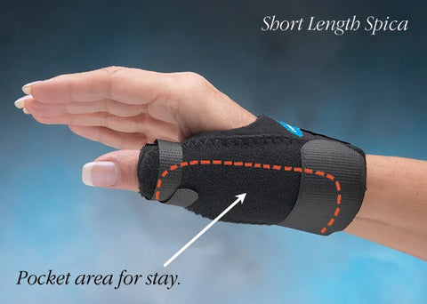 Comfort Cool® Thumb Spica , Short Length Orthosis