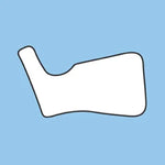 North Coast Radial Bar Wrist Cock-Up Precut Splint Omega Max™ 1/8" (3.2mm) ( Small Size ) (Pack - (7)