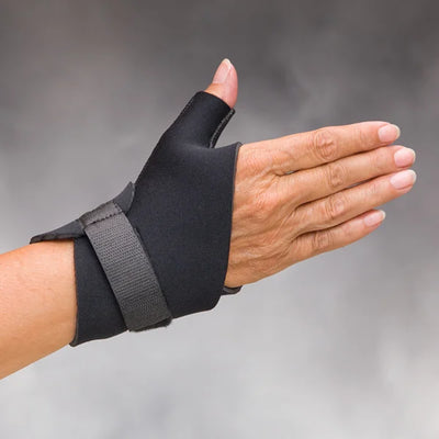 Comfortprene™ Thumb and Wrist Wrap, Short ( Color - Black )