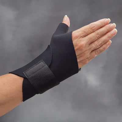 Comfortprene™ Thumb and Wrist Wrap, Long ( Color - Black )