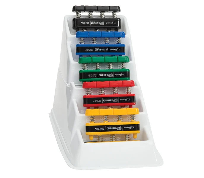 North Coast Gripmaster™ Hand Exercisers - Accessories (Color Complete Set Stand Included)  Resistance Level All 5 (Force Per Finger - 1.5-9 lbs. (0.7-4.1 kg)