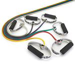 North Coast TheraBand® Professional Resistance Tubing With Soft Handles ( Resistance - Level 6 ) ( Color - Silver ) ( Length - 50" (1.3m)	| NC54907-06