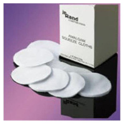 J R Rand -Squeeze Cloths Cotton White 3 in Disposable 1000/Box 012