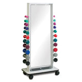North Coast Clinica™ Combination Weight Rack with Mirror | NC9003
