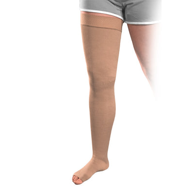 North Coast ExoStrong™ Thigh High Compression Garment Average Height, Foot Length up to 19cm, Thigh Length up to 74cm ( Size - Large ) ( Ankle Girth - 24-28cm (9" to 11") ( Calf Girth - 32-43cm (13" to 17") ( Thigh Girth - 50-66cm (20" to 26")