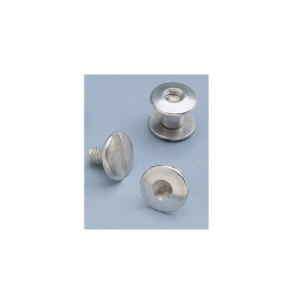 North Coast Nylon and Aluminum Screws and Posts, pack of 100 ( Material - Aluminum ) ( Shaft Length - (6.4mm) ( 50 sets )