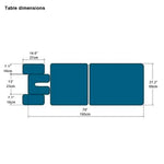 North Coast MedSurface 5-Section Hi-Lo Treatment Table