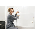 Bathtub Security Pole and Curve Grab Bar