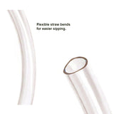 North Coast Flexible, Long Drinking Straws ( Pack - 12 )