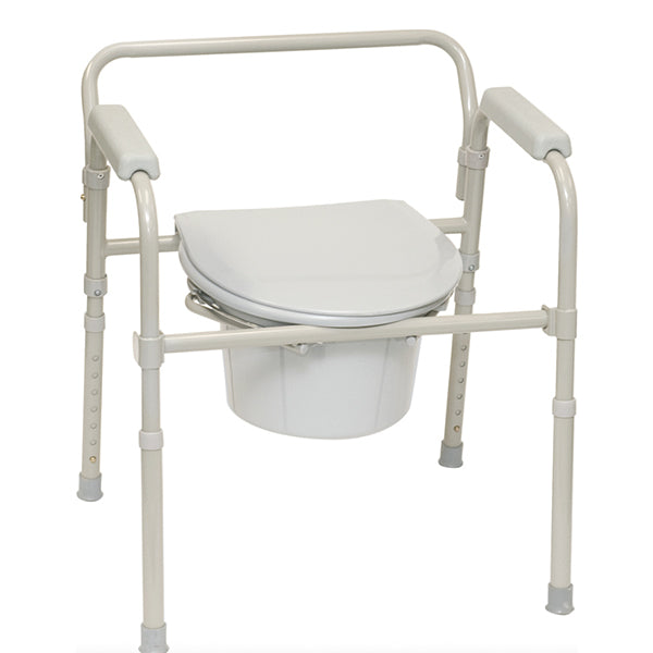 North Coast ProBasics Folding Commode with Full Seat
