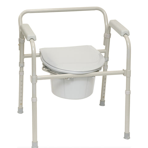 North Coast ProBasics Folding Commode with Full Seat