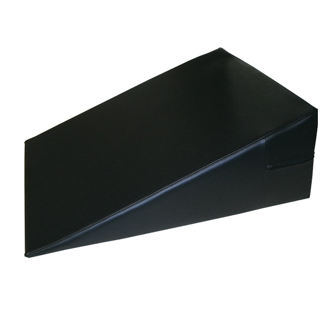 North Coast Armedica™ Wedge Bolster Vinyl Bolster Wedge, 24"x28"x12'', Blk | AM-836