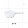 Measuring Scoop, White - 1 Tablespoon, 15 ml, 0.5 oz., 2.8 inch (71.1 mm) - 20262